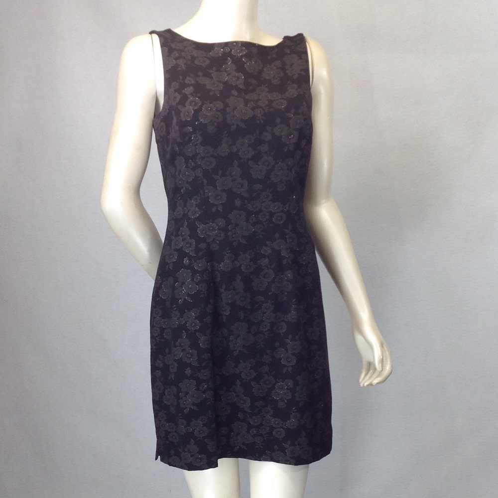 CDC Size 8 Sleeveless Black Dress